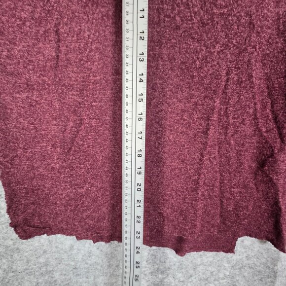 American Eagle Soft & Sexy Plush Long Sleeve Tee Burgundy Women’s Size S Casual - Picture 5 of 9